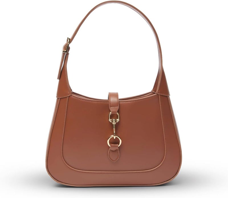 Apryl Shoulder Bag for Women - Small Shoulder Purses - Top Handle Structured Handbags - Adjustable Strap Vegan Leather - Image 1